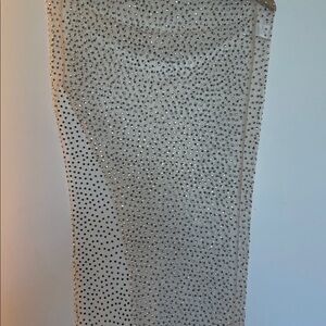 Sheer Silver sparkly being stone cover up